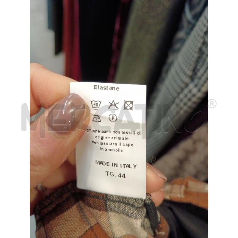 PANTALONE D SUOLI QUADRETTI BEIGE | Mercatino dell'Usato Roma eur 4