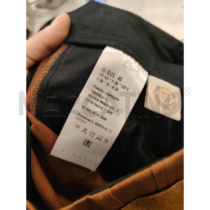 PANTALONE D TELA BARREL MARR CON CINTURA | Mercatino dell'Usato Roma eur 3