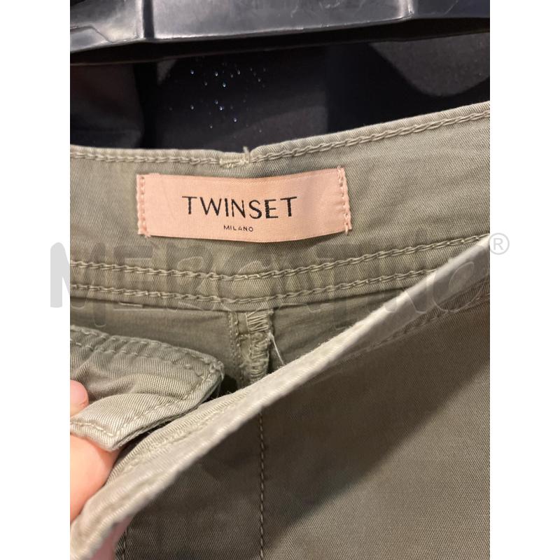 PANTALONE D TWINSET VER CARGO  | Mercatino dell'Usato Roma eur 2