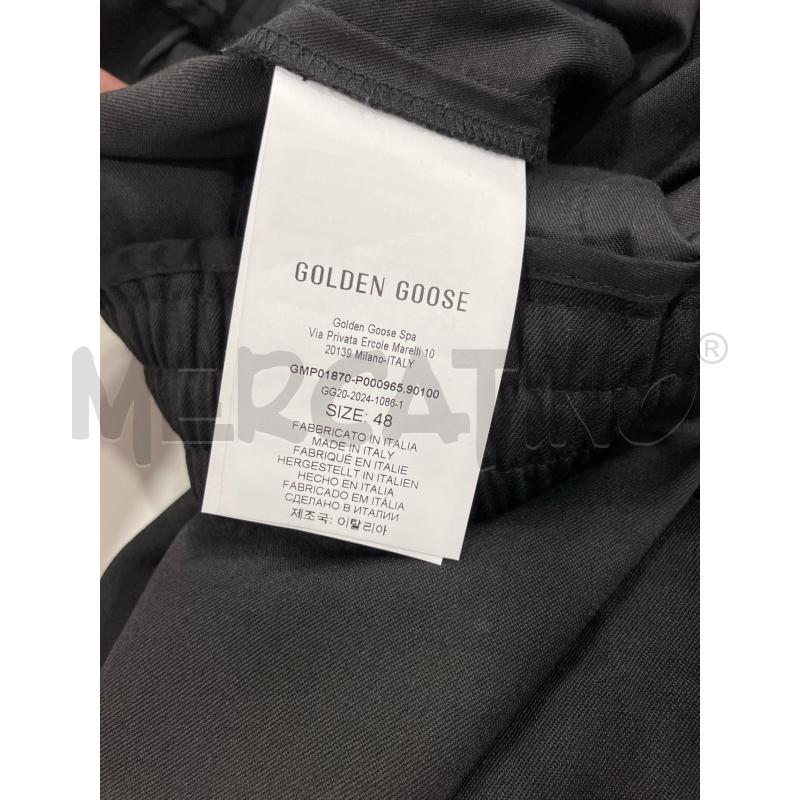 PANTALONE U GOLDEN GOOSE NERO MORBIDO LANA VERGINE | Mercatino dell'Usato Roma eur 4