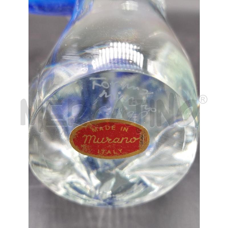 PAPPAGALLO MURANO BLU  | Mercatino dell'Usato Roma eur 4
