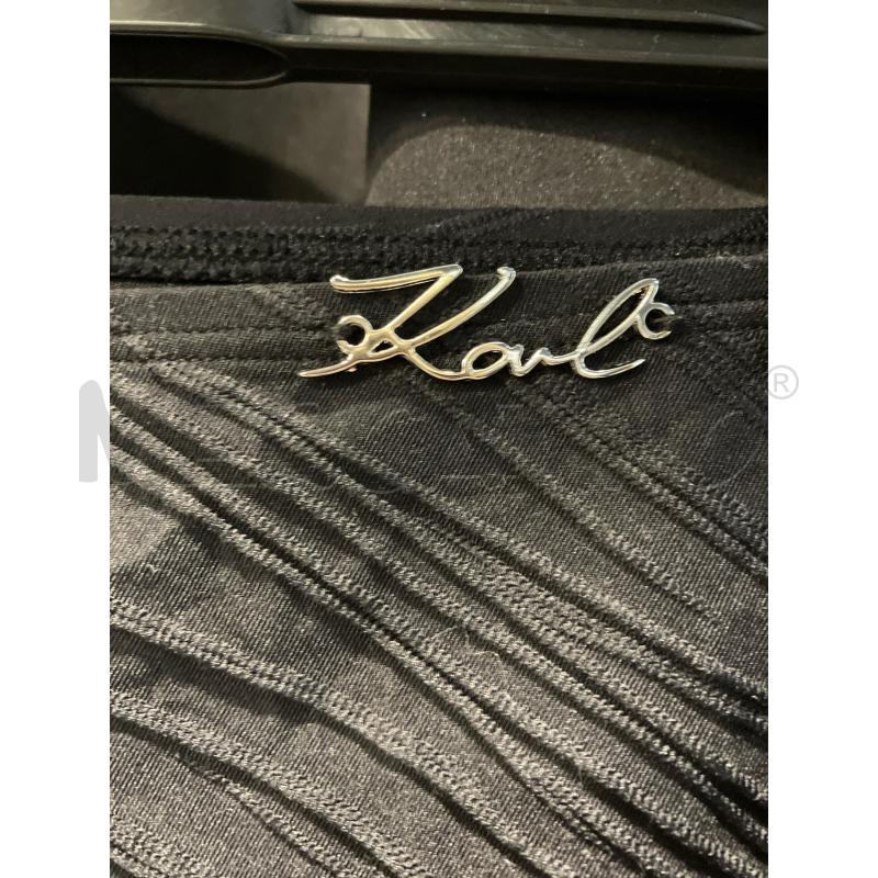 PAREO KARL LAGERFELD NERO LOGO DOR | Mercatino dell'Usato Roma eur 2