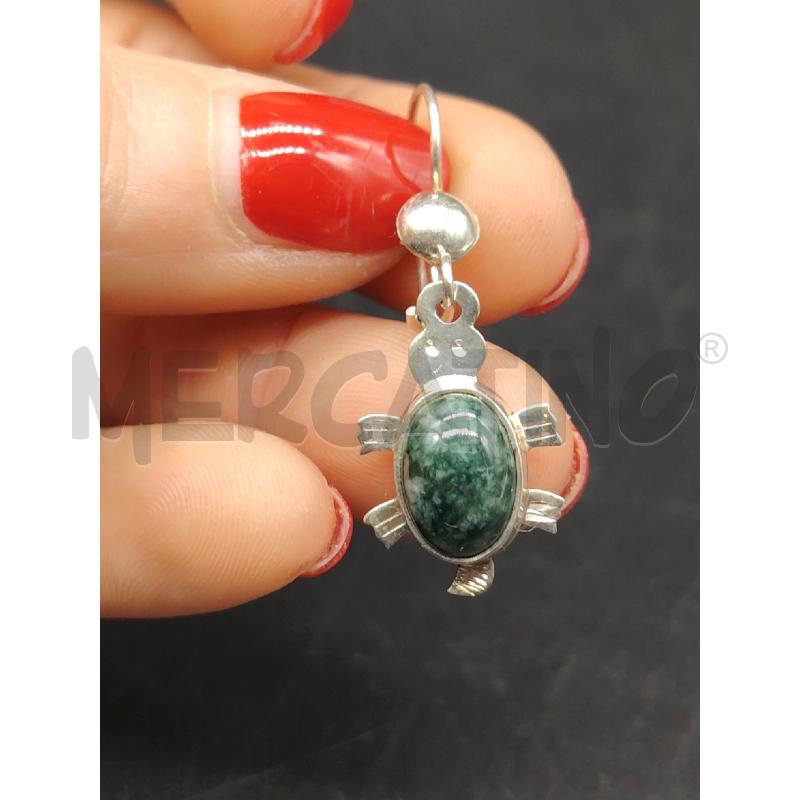 PARURE FUSION ORECCHINI CIONDOLO PIETRA VE | Mercatino dell'Usato Roma eur 3