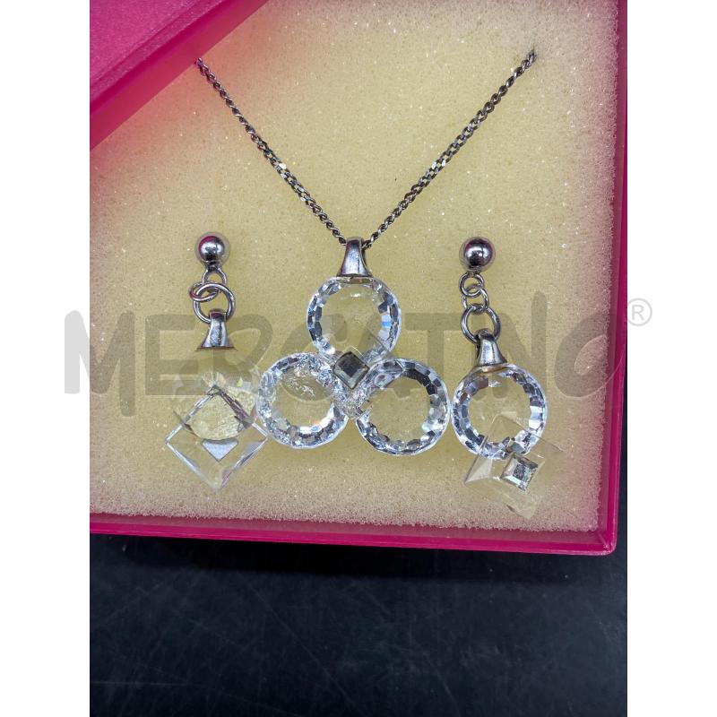 PARURE FUSION PIETRE TRASP SFACCETT | Mercatino dell'Usato Roma eur 2