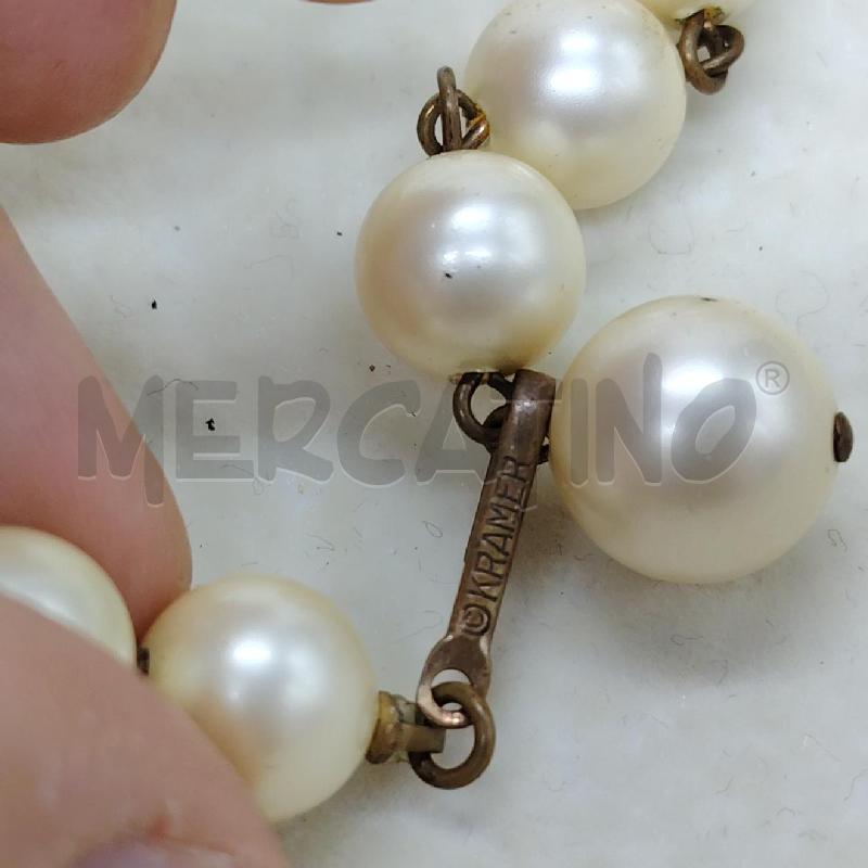 PARURE KRAMER PERLE FOGLIE DOR | Mercatino dell'Usato Roma eur 3