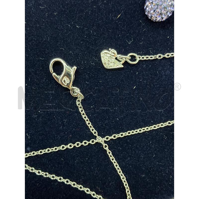 PARURE SWAROVSKI PALLE LILLA BRILL | Mercatino dell'Usato Roma eur 4