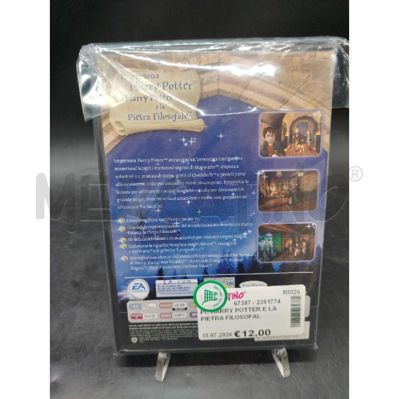PC HARRY POTTER E LA PIETRA FILOSOFALE | Mercatino dell'Usato Roma eur 2