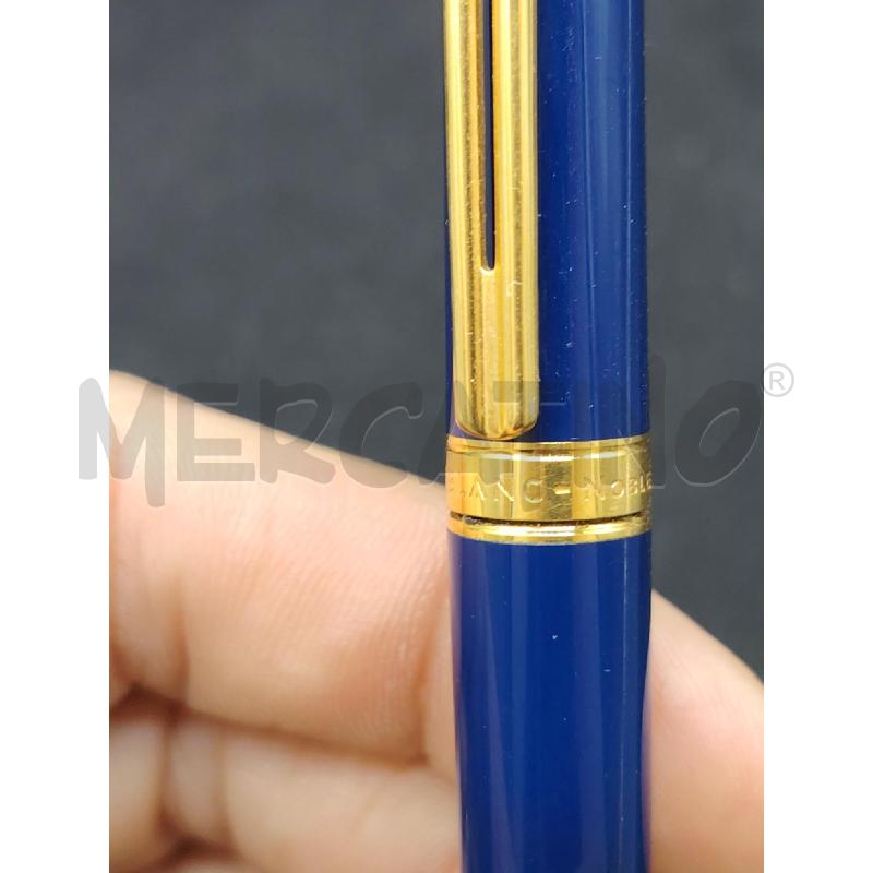 PENNA BIRO MONTBLANC NOBLESSE OBLIGE BLU | Mercatino dell'Usato Roma eur 3