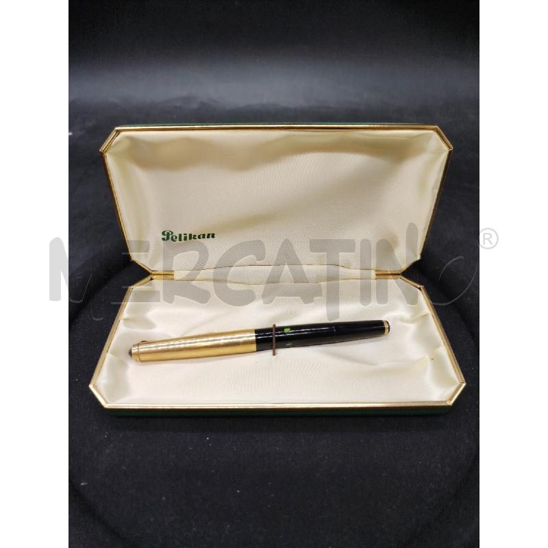 PENNA STILO PELIKAN ROLLED GOLD DOUBLE L | Mercatino dell'Usato Roma eur 1