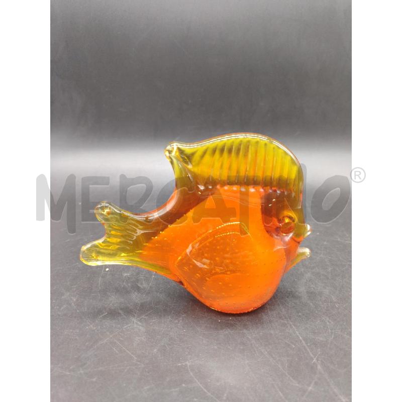 PESCE  VETRO ARANCIO | Mercatino dell'Usato Roma eur 1