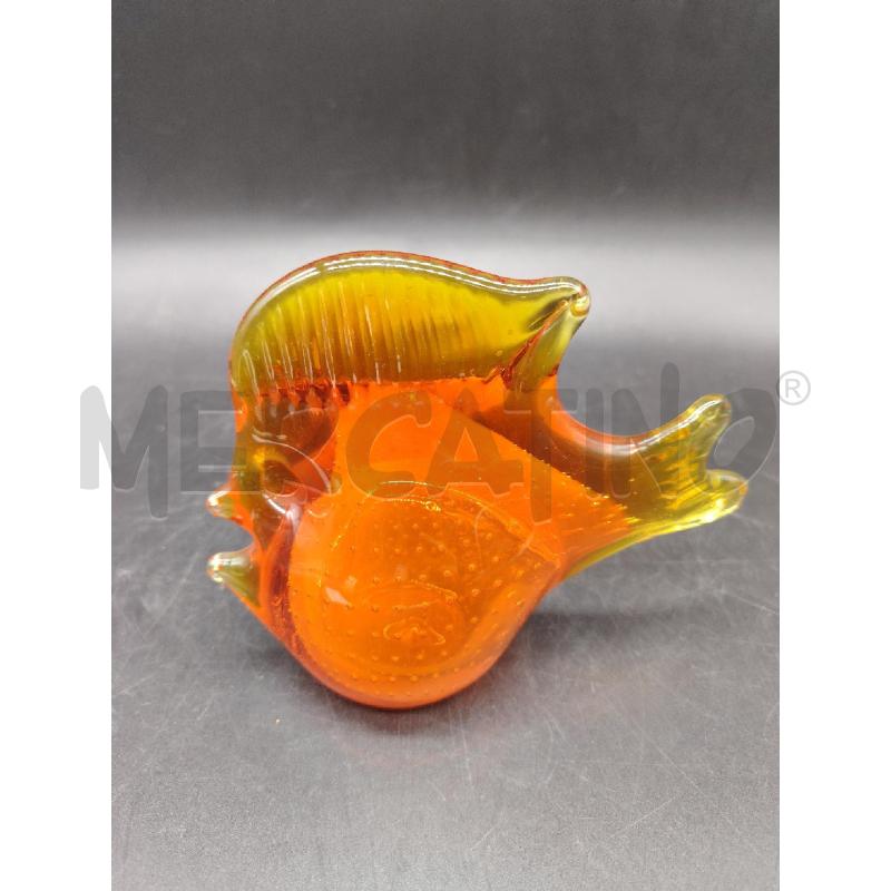 PESCE  VETRO ARANCIO | Mercatino dell'Usato Roma eur 2