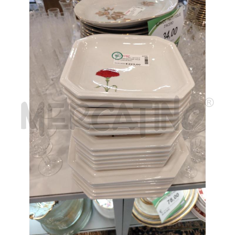 PIATTI ERNESTINE SALERNO GAROFANO | Mercatino dell'Usato Roma eur 1
