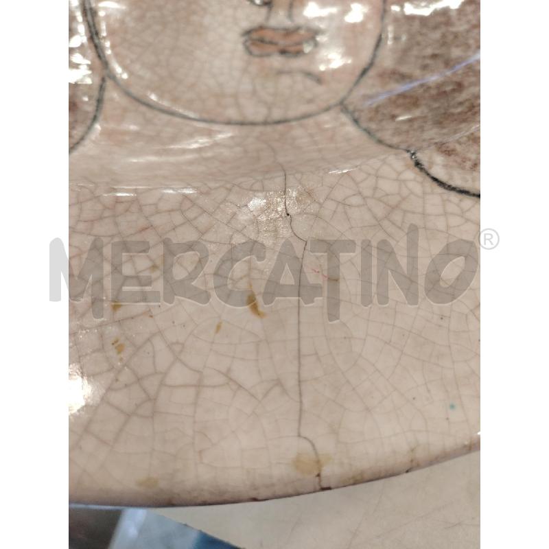 PIATTO CER POLICROMA A FIRMA GENTILINI | Mercatino dell'Usato Roma eur 2
