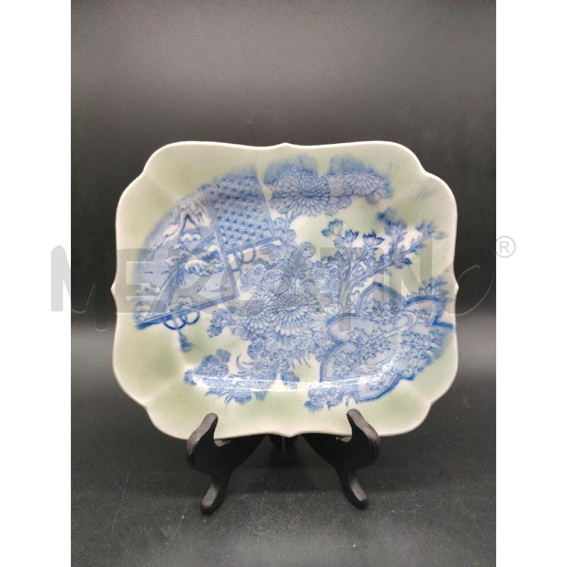 PIATTO CINESE DISEGNO AZZURRO | Mercatino dell'Usato Roma eur 1
