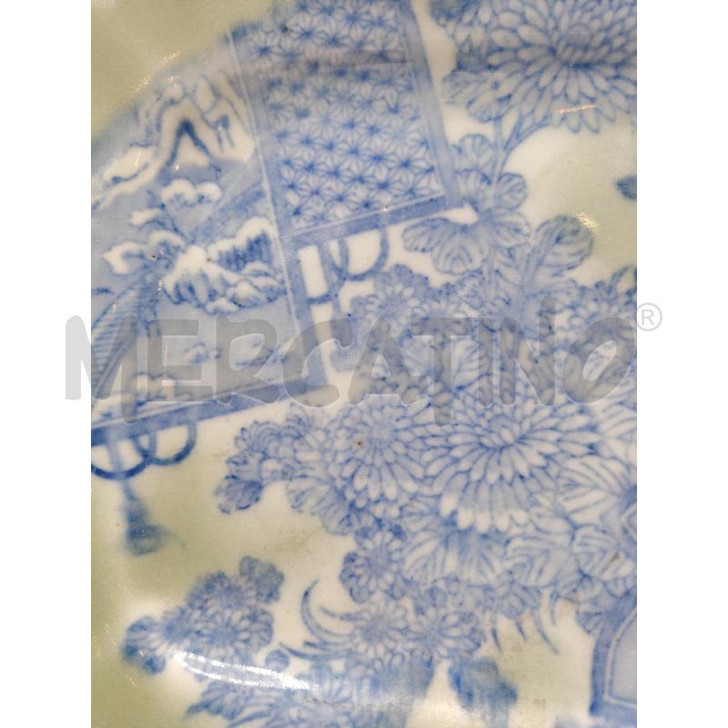 PIATTO CINESE DISEGNO AZZURRO | Mercatino dell'Usato Roma eur 2