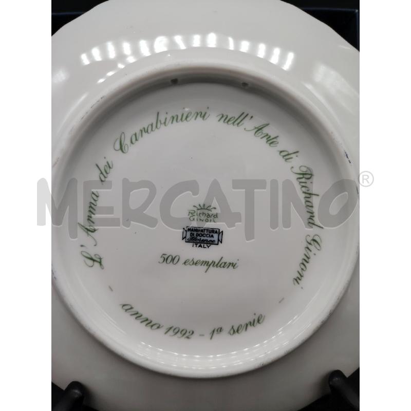 PIATTO COMMEMORATIVO CARABINIERI GINORI DOCCIA  | Mercatino dell'Usato Roma eur 3