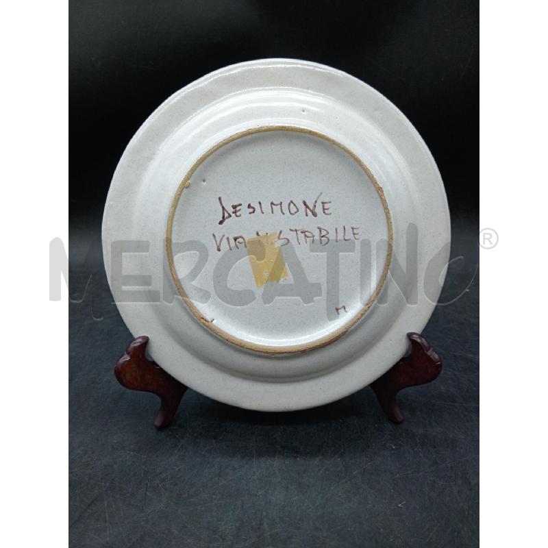 PIATTO FIORE DE SIMONE  | Mercatino dell'Usato Roma eur 2