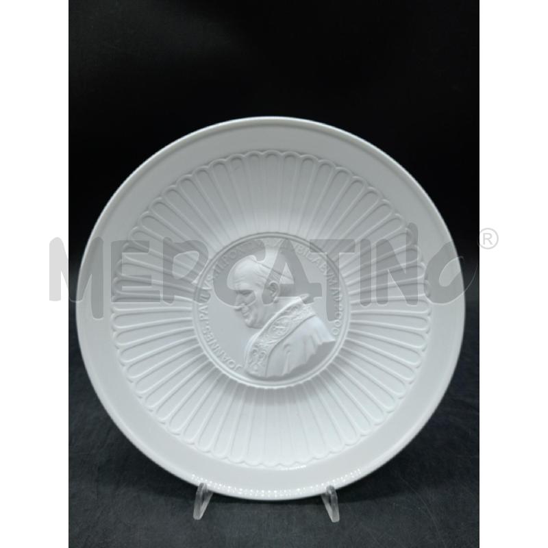 PIATTO GINORI PAPA PAULUS II | Mercatino dell'Usato Roma eur 1