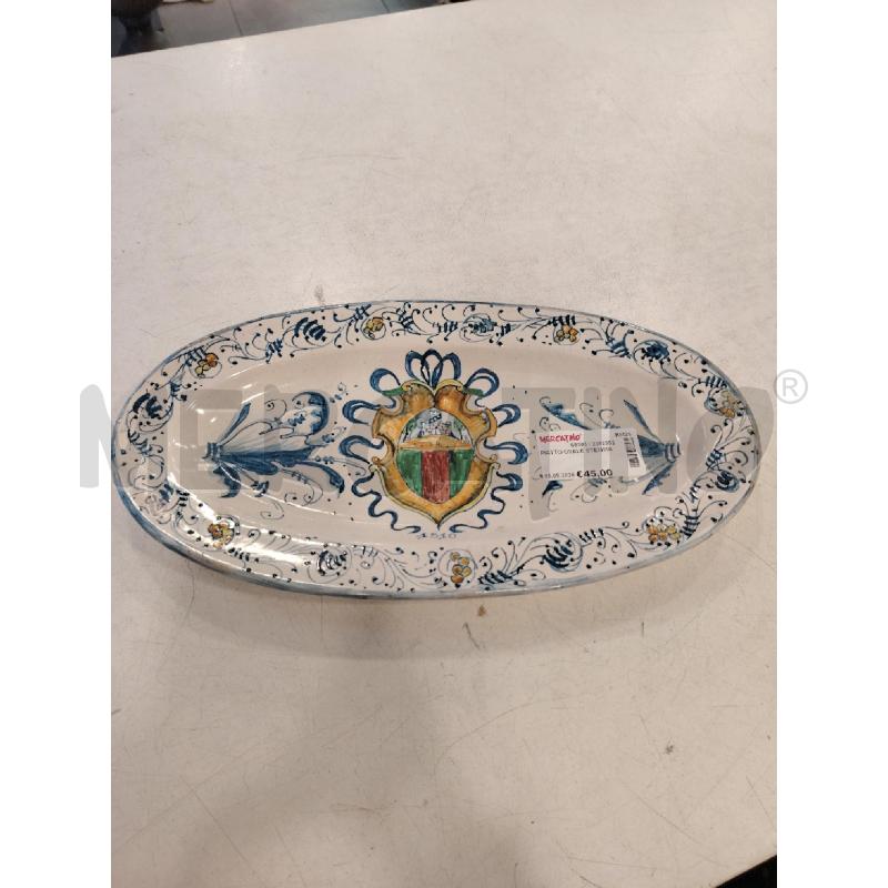 PIATTO OVALE STEMMA  | Mercatino dell'Usato Roma eur 1