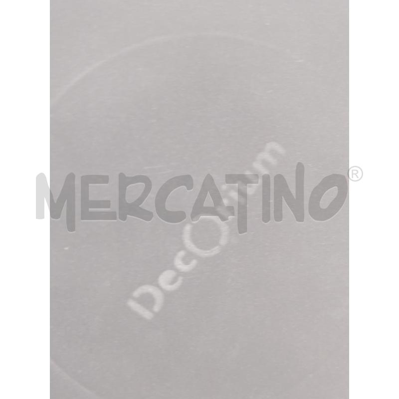 PIATTO VETRO DECORIUM DOR PIETRE ROSSE | Mercatino dell'Usato Roma eur 3