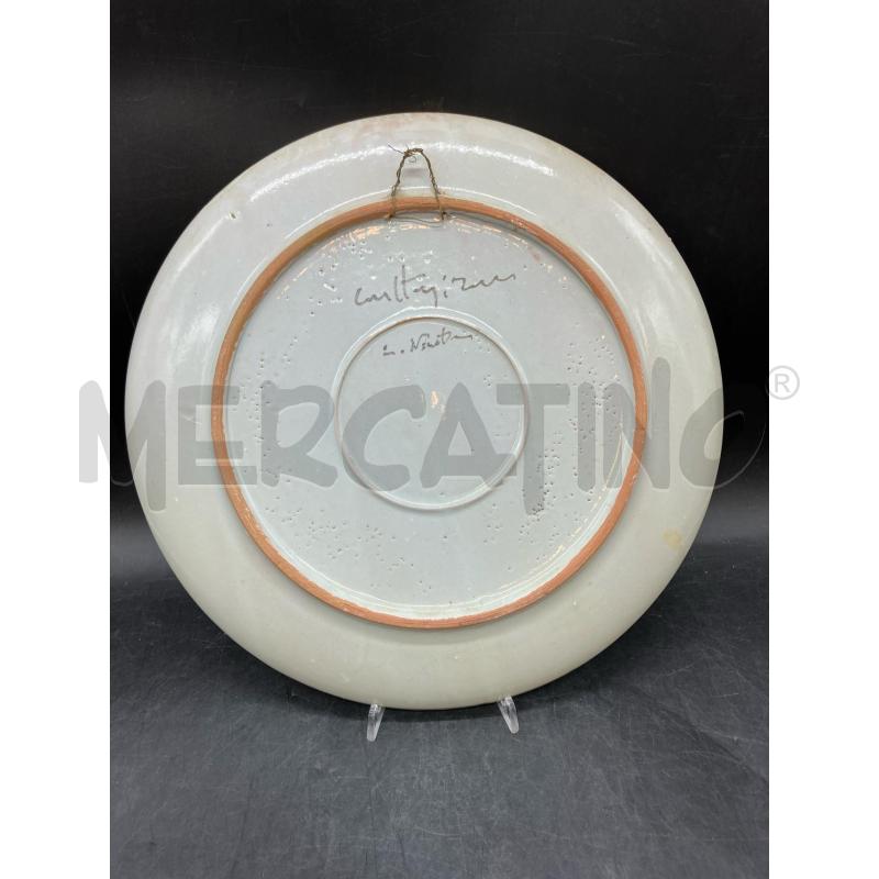PIATTO  CALTAGIRONE GRANDE  | Mercatino dell'Usato Roma eur 2