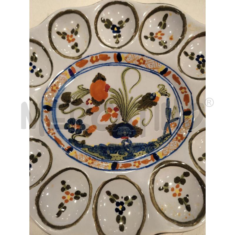 PIATTO  FAENZA PORTAUOVO  | Mercatino dell'Usato Roma eur 2