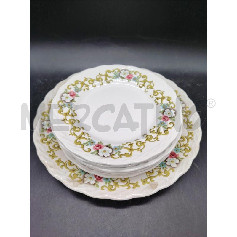 PIATTO + PIATTINI DA DOLCE MINERVA ENGLAND | Mercatino dell'Usato Roma eur 1
