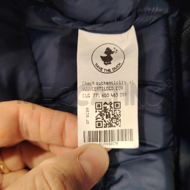 PIUMINO D SAVETHE DUCK BLU CAPPUCC | Mercatino dell'Usato Roma eur 4