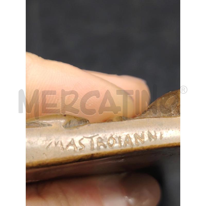 PLACCA A FIRMA MASTROIANNI GEOMETRICA  | Mercatino dell'Usato Roma eur 2