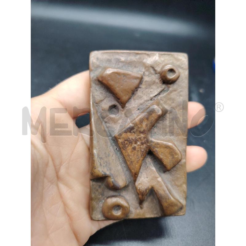 PLACCA A FIRMA MASTROIANNI GEOMETRICA  | Mercatino dell'Usato Roma eur 3