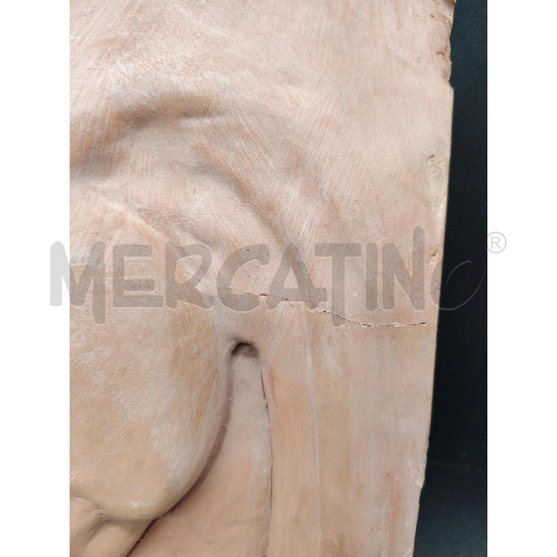 PLACCA CAVALLO TERRACOTTA  | Mercatino dell'Usato Roma eur 2