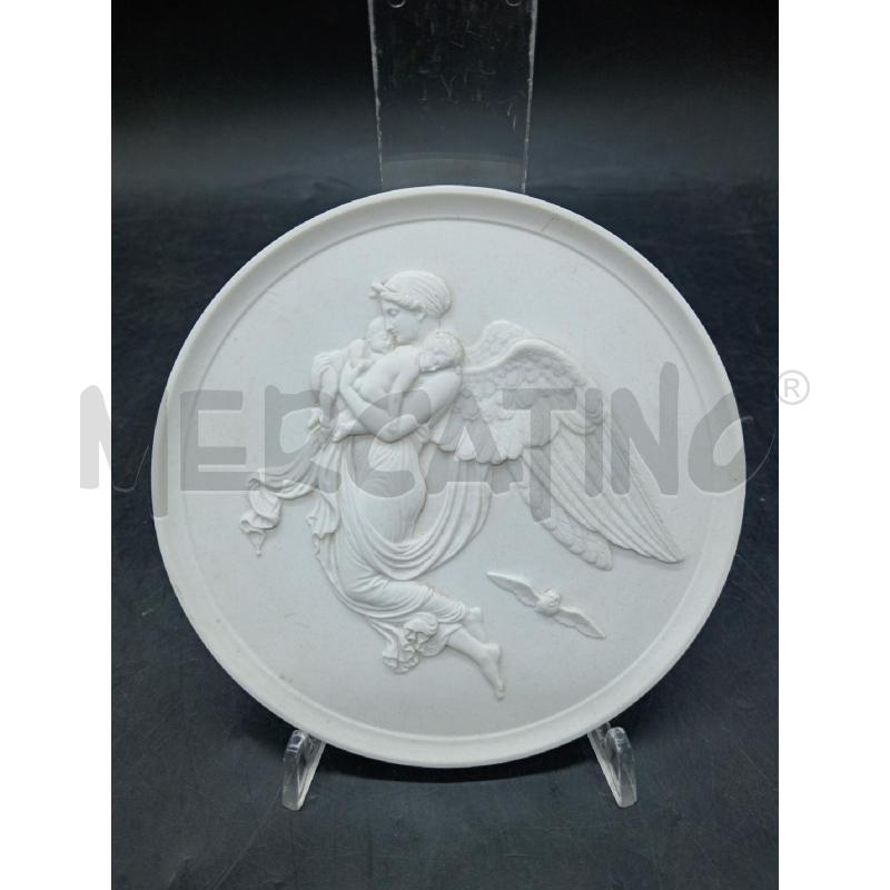 PLACCA ROYAL COPENHAGEN ANGELO CON BAMBINI | Mercatino dell'Usato Roma eur 1