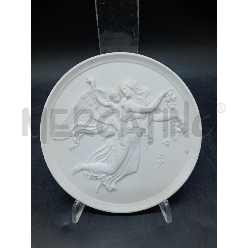PLACCA ROYAL COPENHAGEN ANGELO FIORI BIMBO FIAMMA  | Mercatino dell'Usato Roma eur 1