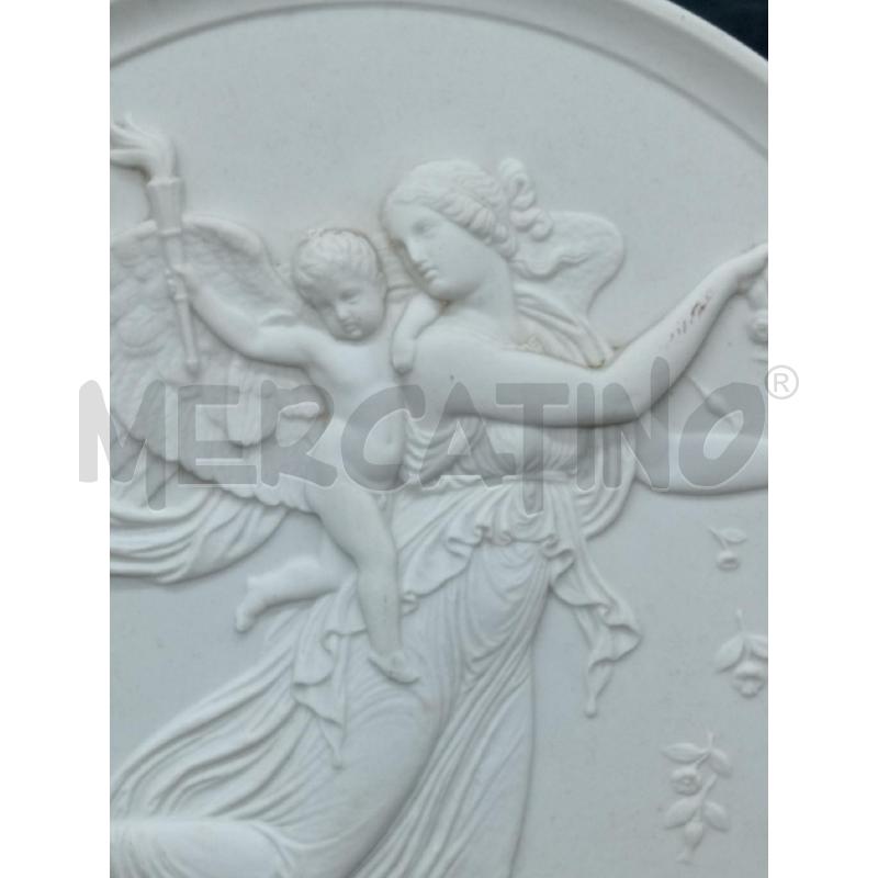 PLACCA ROYAL COPENHAGEN ANGELO FIORI BIMBO FIAMMA  | Mercatino dell'Usato Roma eur 2