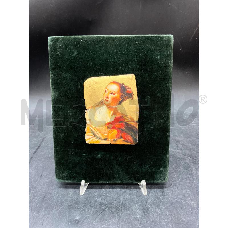 PLACCA TERRACOTTA DONNA | Mercatino dell'Usato Roma eur 1