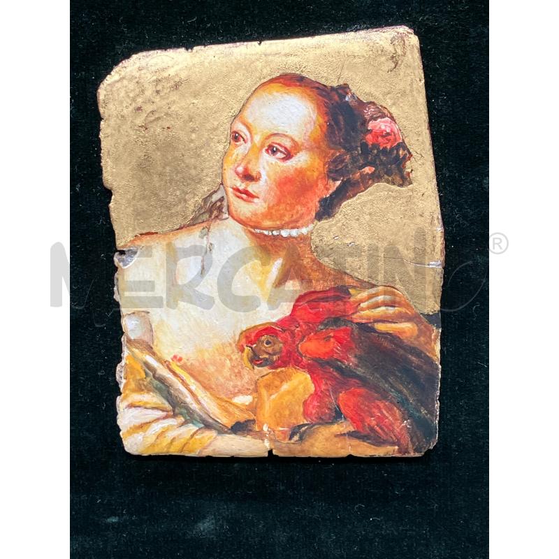 PLACCA TERRACOTTA DONNA | Mercatino dell'Usato Roma eur 2