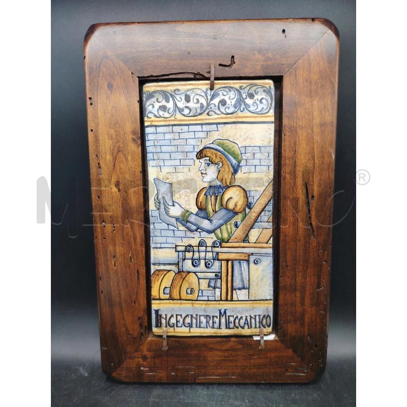 PLACCA  CASTELLI INGEGNERE MECCANICO | Mercatino dell'Usato Roma eur 1