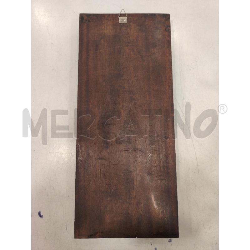 PLACCA  LEGNO CAMBOGIANA DONNA DANZANTE | Mercatino dell'Usato Roma eur 4