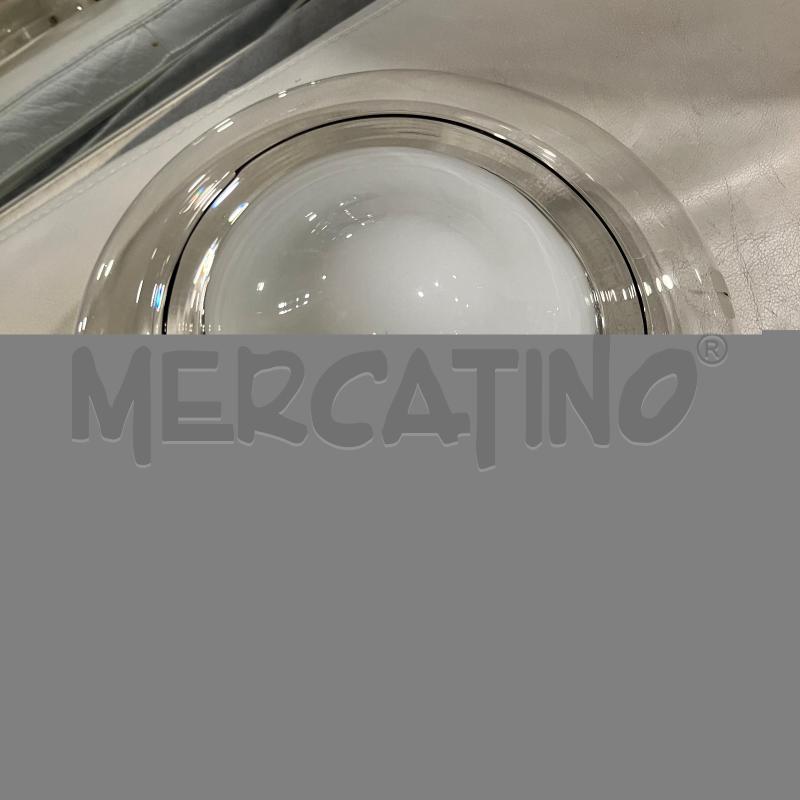 PLAFONIERA MURANO TRASP BIANCA | Mercatino dell'Usato Roma eur 1