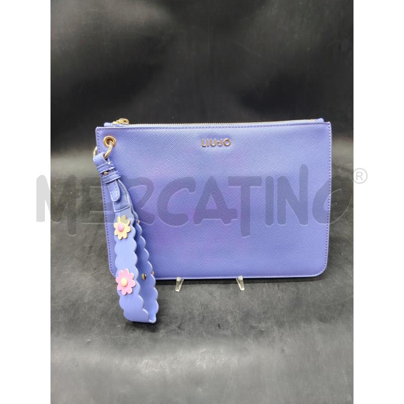 POCHETTE LIU JO VIOLA DETT FIROI  | Mercatino dell'Usato Roma eur 1