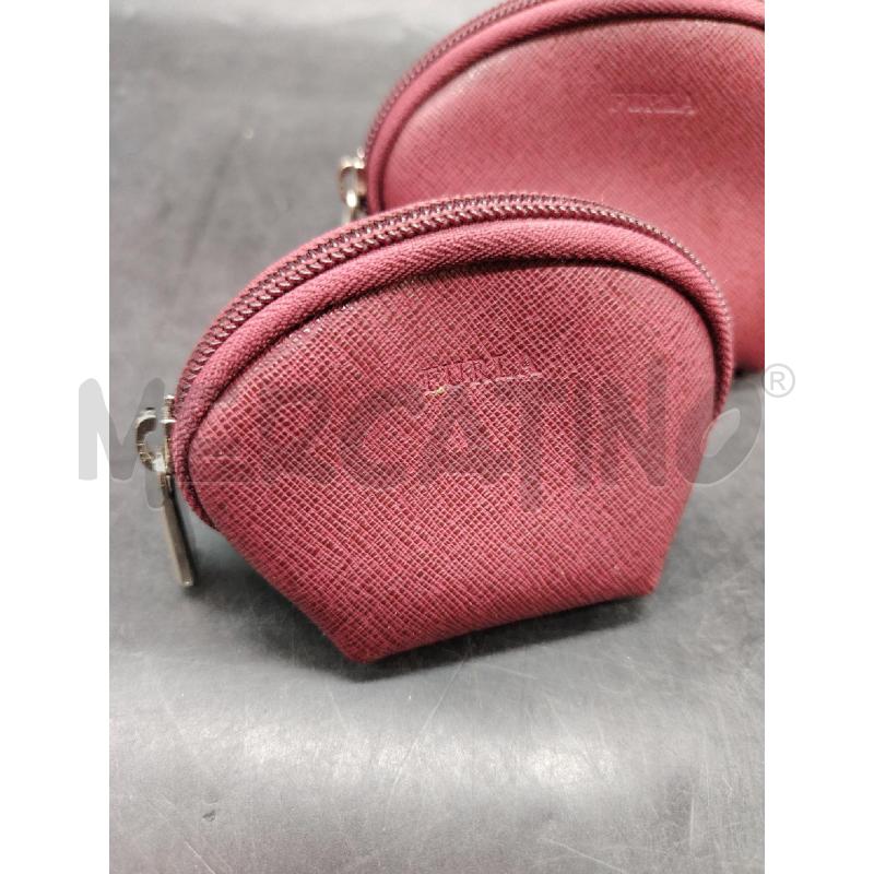 POCHETTE MATRIOSKA FURLA BORDEAUX | Mercatino dell'Usato Roma eur 2
