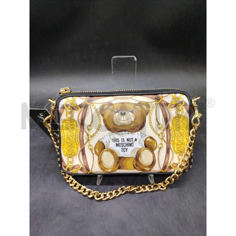 POCHETTE MOSCHINO COUTURE TEDDY BEAR + TRACOLLA | Mercatino dell'Usato Roma eur 1