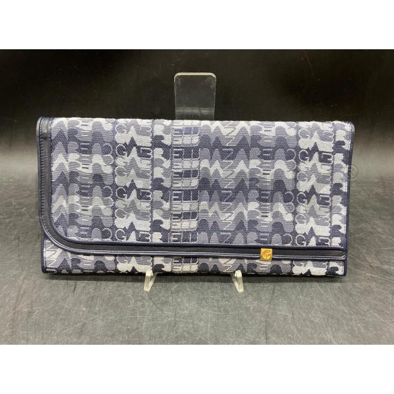 POCHETTE NAZARENO GABRIELLI BLU ONDE SCRITTA | Mercatino dell'Usato Roma eur 1