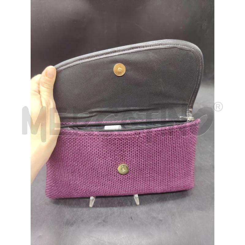 POCHETTE RAFIA VIO INS PERLINE | Mercatino dell'Usato Roma eur 2