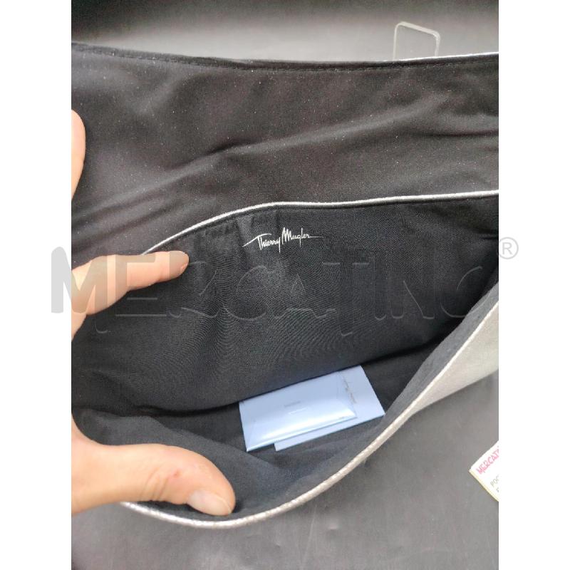 POCHETTE THIERRY MUGLER ARG FIOCCO NE | Mercatino dell'Usato Roma eur 3