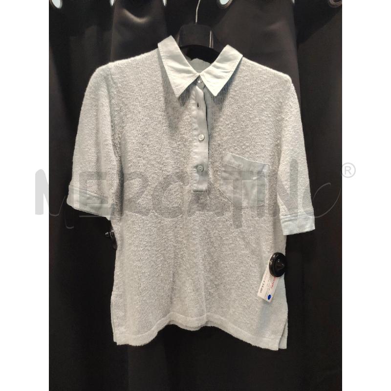 POLO D LUISA SPAGNOLI MAGLINA CEL  | Mercatino dell'Usato Roma eur 1