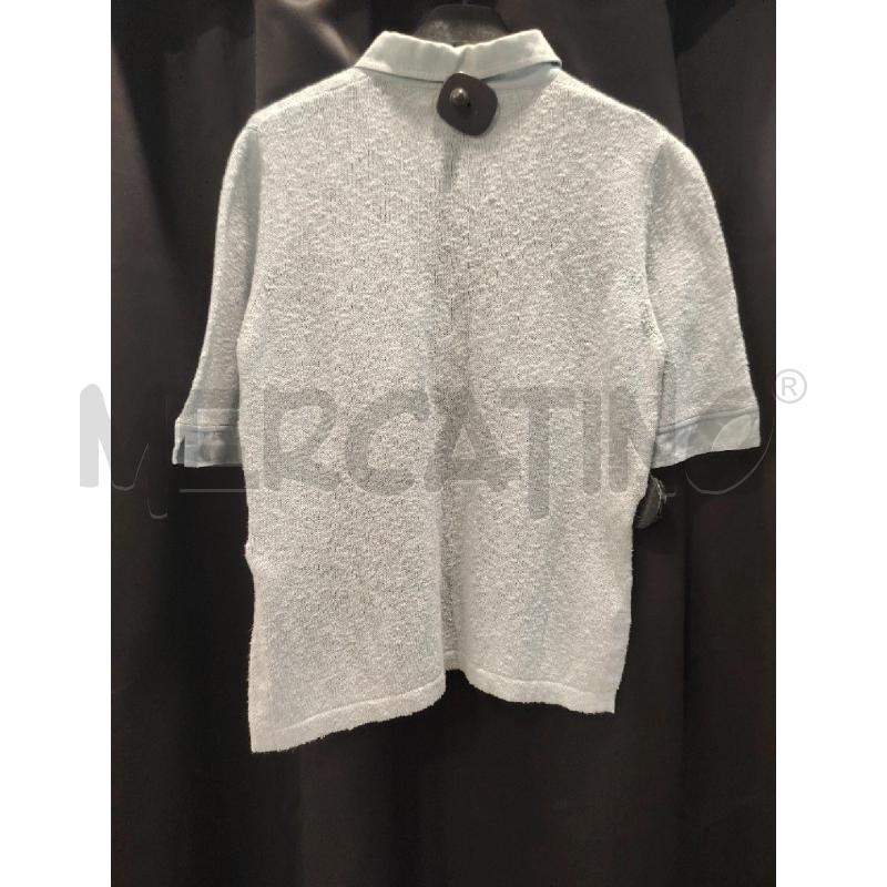POLO D LUISA SPAGNOLI MAGLINA CEL  | Mercatino dell'Usato Roma eur 2