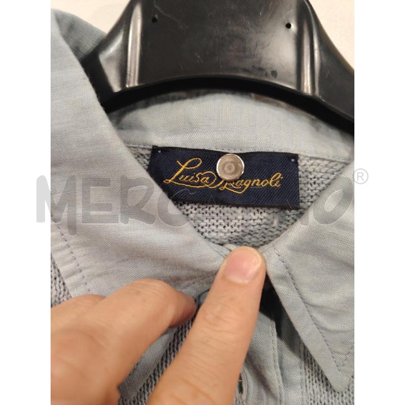 POLO D LUISA SPAGNOLI MAGLINA CEL  | Mercatino dell'Usato Roma eur 3