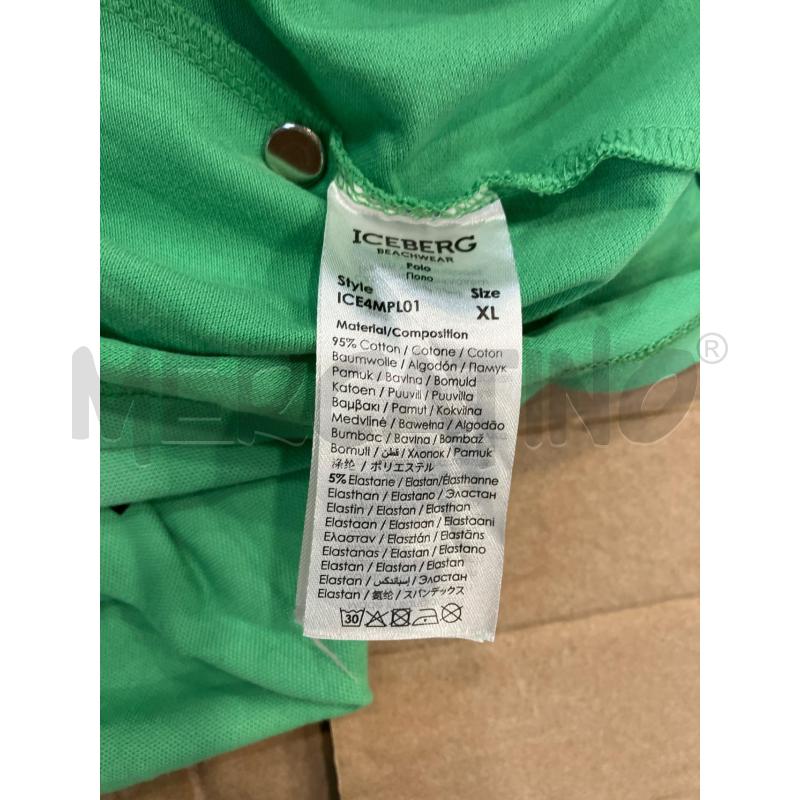 POLO U ICEBERG VERDE | Mercatino dell'Usato Roma eur 5