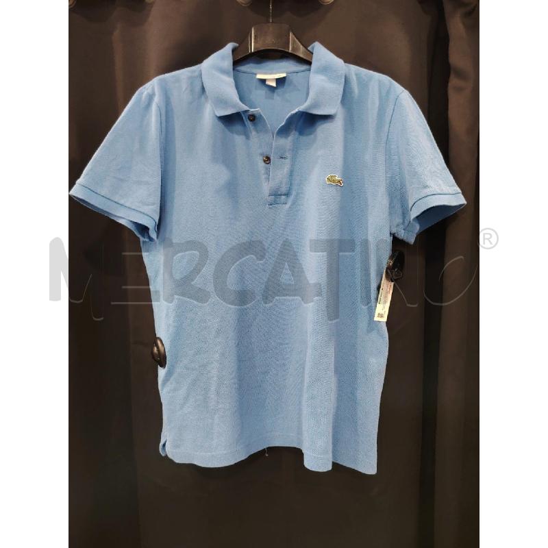 POLO U LACOSTE CELESTE | Mercatino dell'Usato Roma eur 1